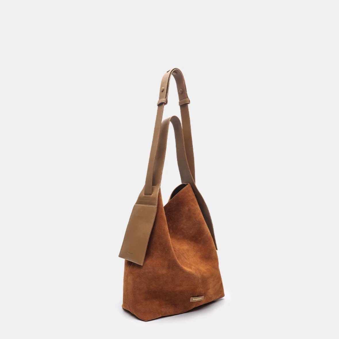 Casual Style Suede Plain Leather Tote - Image 3