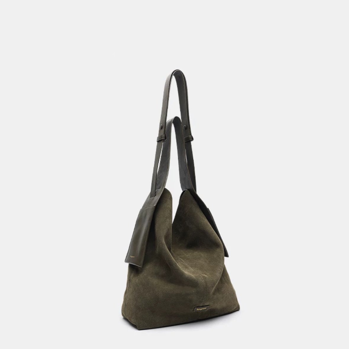 Casual Style Suede Plain Leather Tote - Image 2