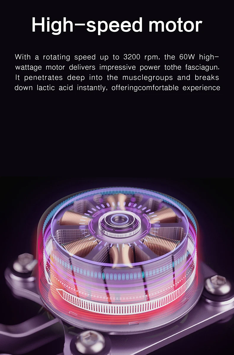 MUKASI LCD Display Professional Massage Gun - Image 15