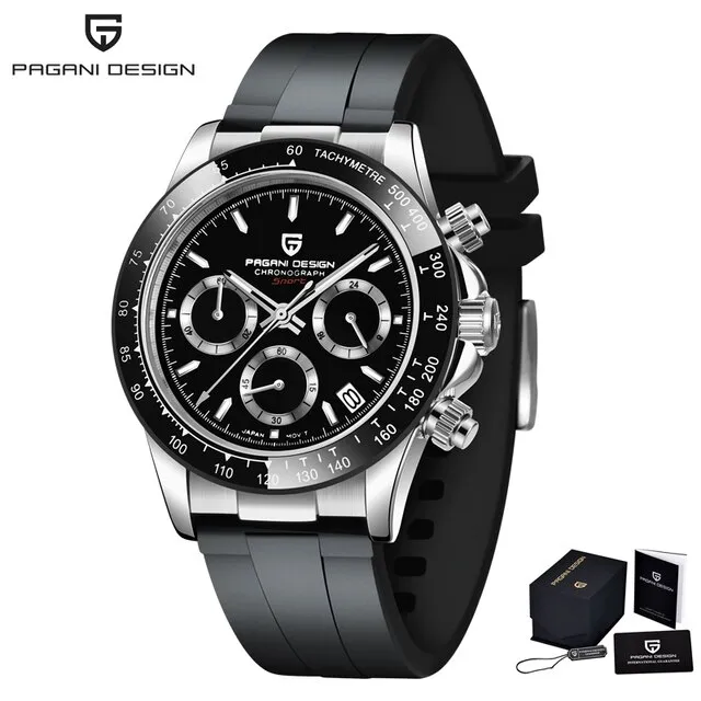 PAGANI DESIGN Watch Men Quartz Top Brand Luxury Automatic Date, Waterproof - Image 9