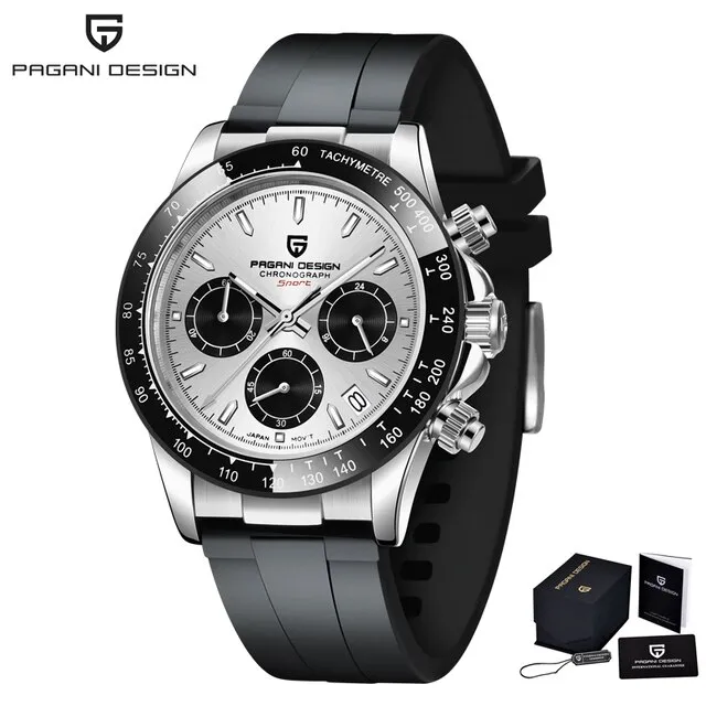 PAGANI DESIGN Watch Men Quartz Top Brand Luxury Automatic Date, Waterproof - Image 10