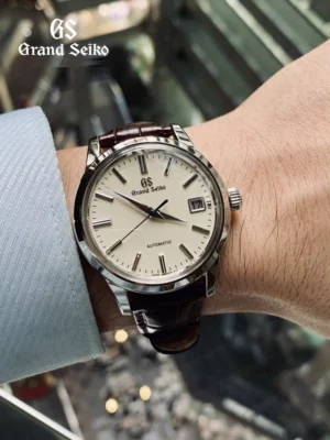 Original Grand Seiko SBGR261G Retro Cream Dial Top Luxury Men's Chronograph