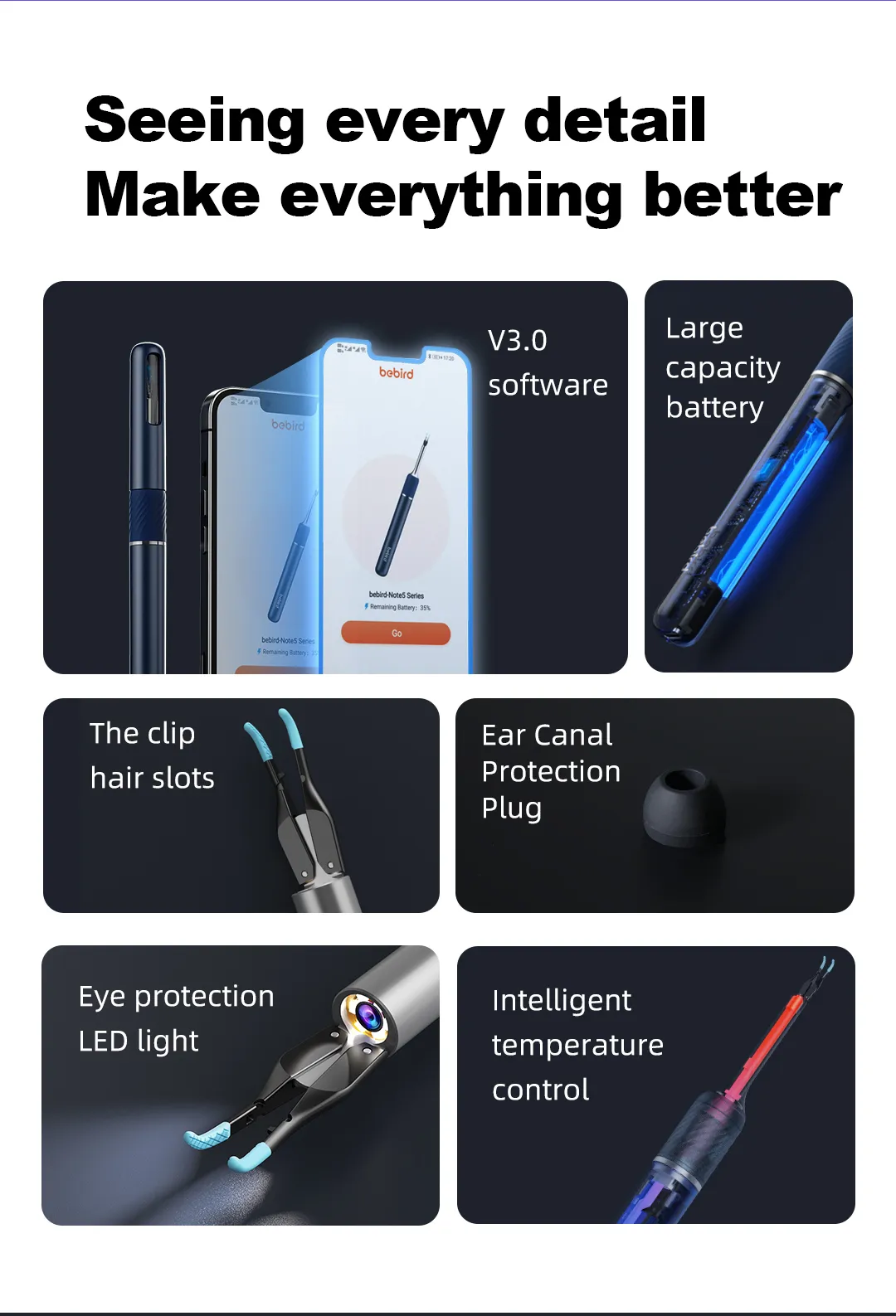 Smart Bebird Note5 Pro Ear Cleaner - Image 28