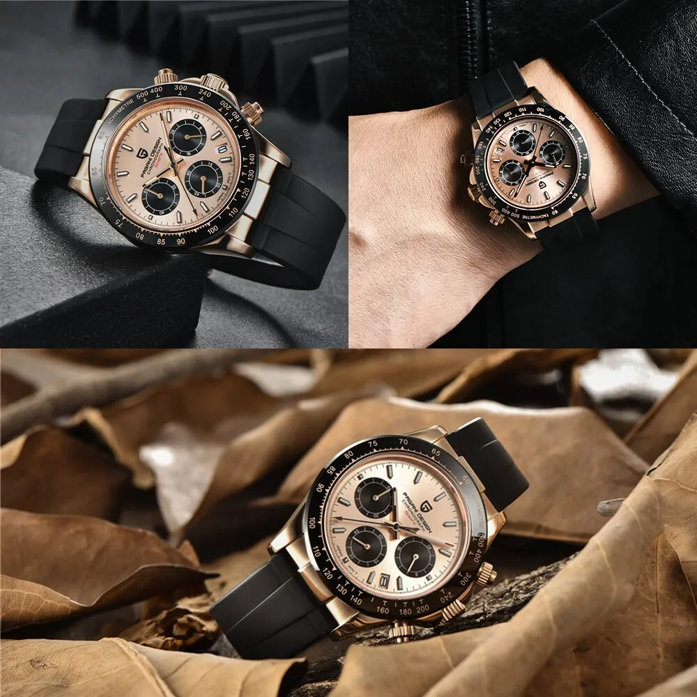 PAGANI DESIGN Watch Men Quartz Top Brand Luxury Automatic Date, Waterproof - Image 13