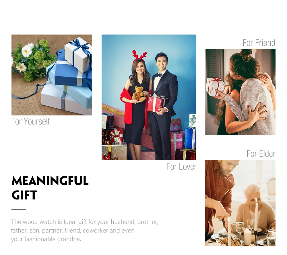 Wooden Quartz Watch Casual Wristwatch for Men - Image 25