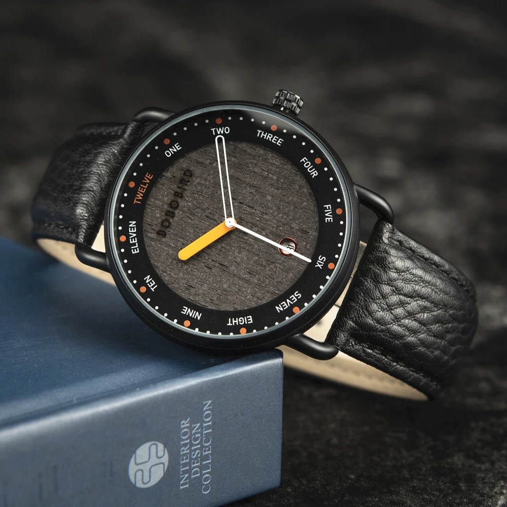 Wooden Quartz Watch Casual Wristwatch for Men - Image 3