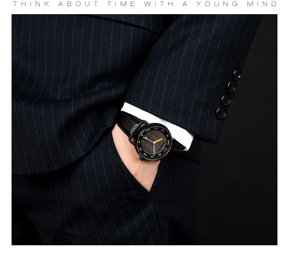 Wooden Quartz Watch Casual Wristwatch for Men - Image 19