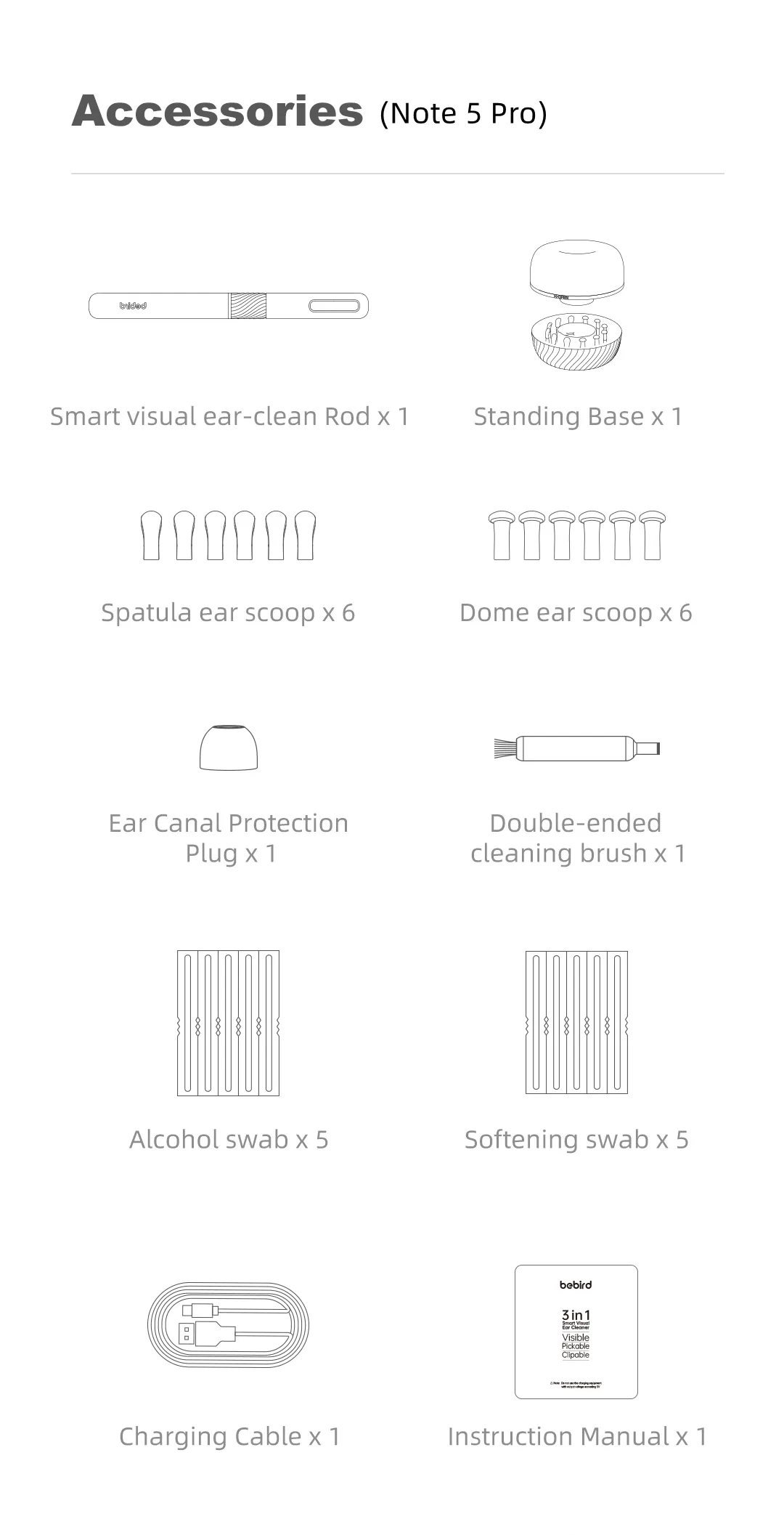 Smart Bebird Note5 Pro Ear Cleaner - Image 31