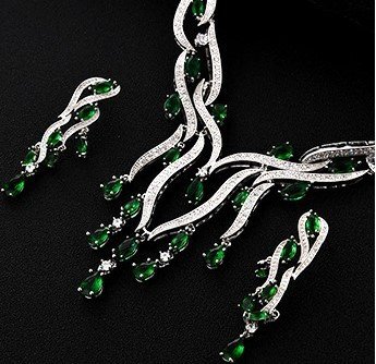 Zircon Tassel Pendant Jewelry Set - Image 4