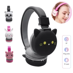 Cute Wireless Headphone with Mic