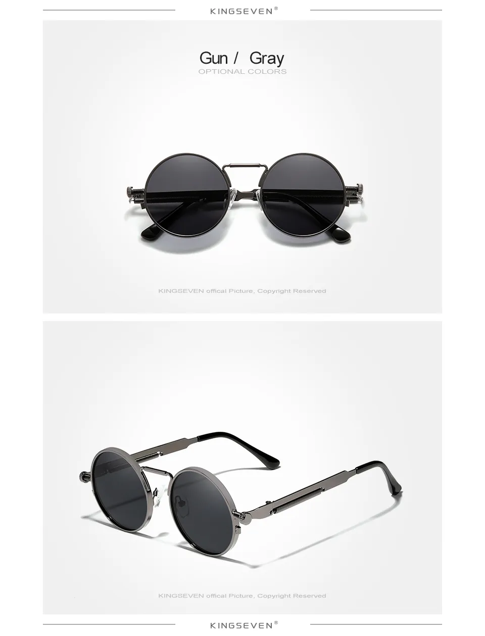 KINGSEVEN Gothic Steampunk Sunglasses - Image 18