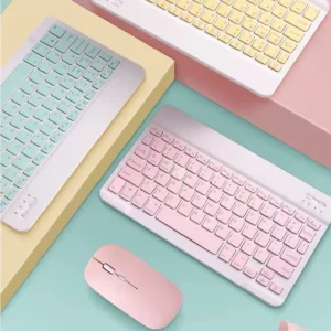 Wireless Colorful Keyboard with Mouse