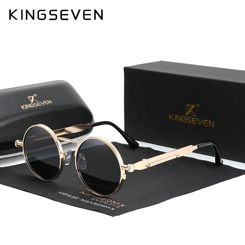 KINGSEVEN Gothic Steampunk Sunglasses - Image 11