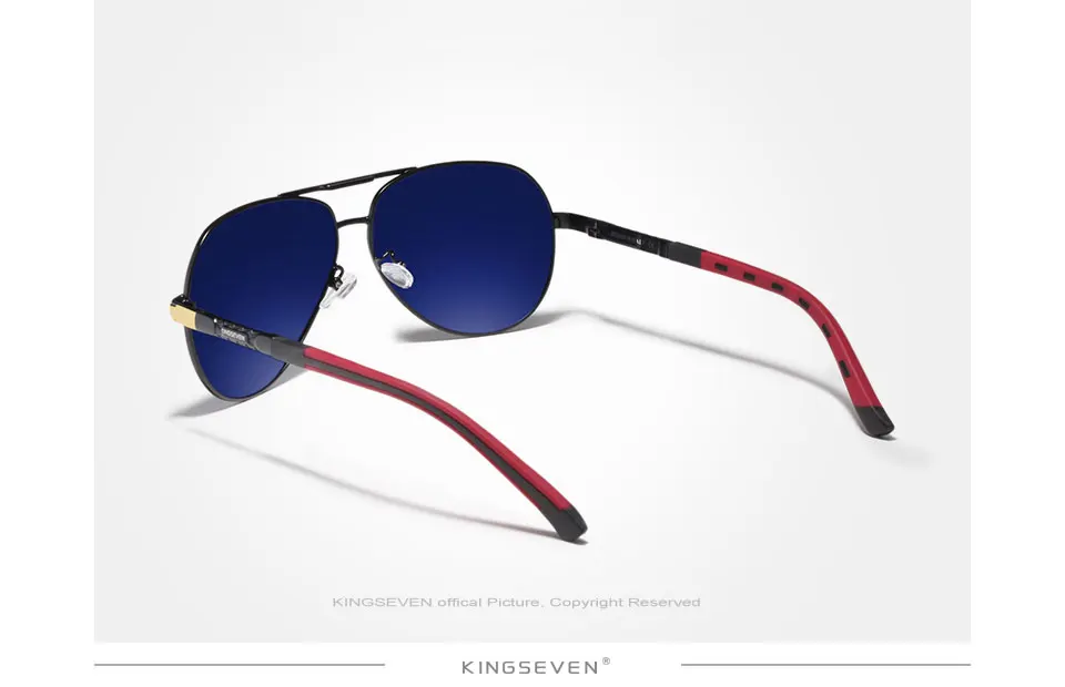 KINGSEVEN Men Vintage Aluminum Polarized Sunglasses - Image 20