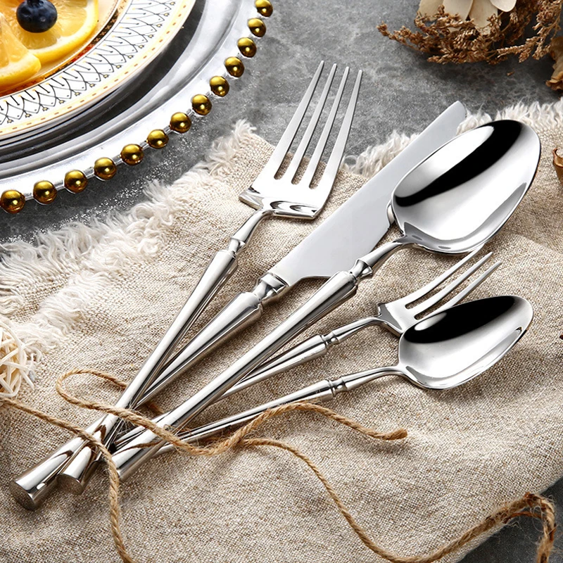 24pcs Stainless Steel Cutlery Set - Image 5