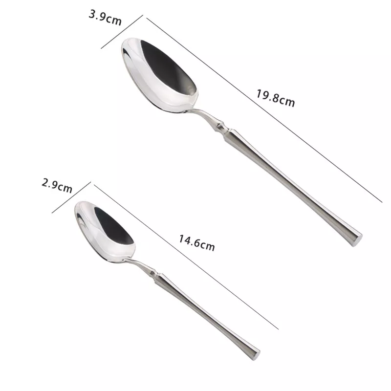 24pcs Stainless Steel Cutlery Set - Image 15