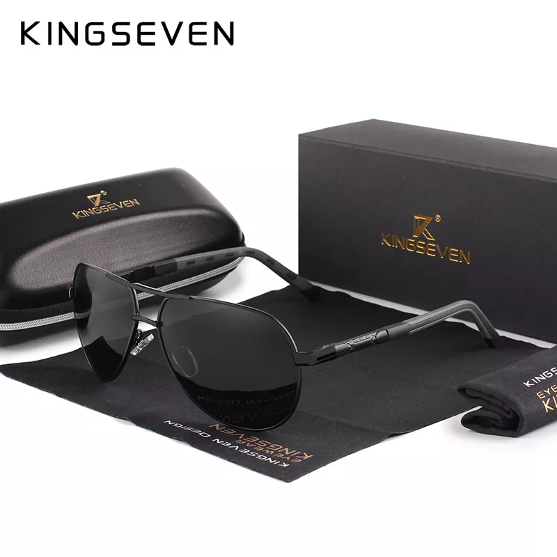 KINGSEVEN Men Vintage Aluminum Polarized Sunglasses - Image 13
