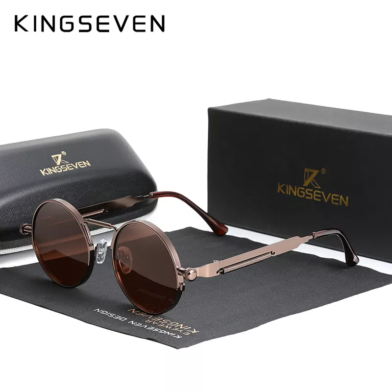 KINGSEVEN Gothic Steampunk Sunglasses - Image 9