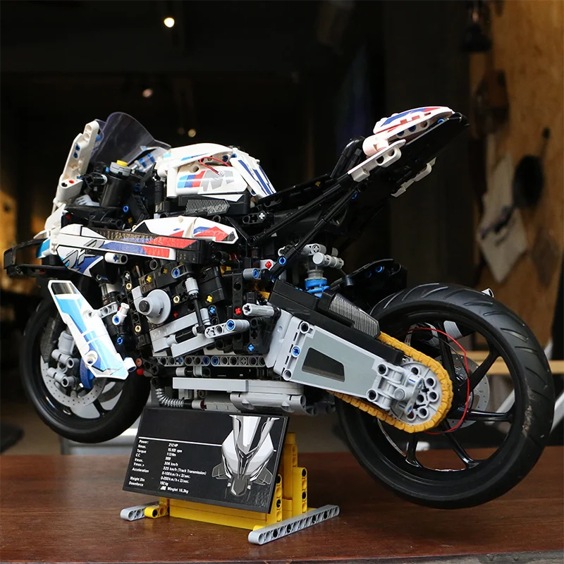 Technical Expert Famous Motorcycle Model Building Blocks Simulation Locomotive Bricks Assembly MOC Toys for Boys Birthday Gifts - Image 10