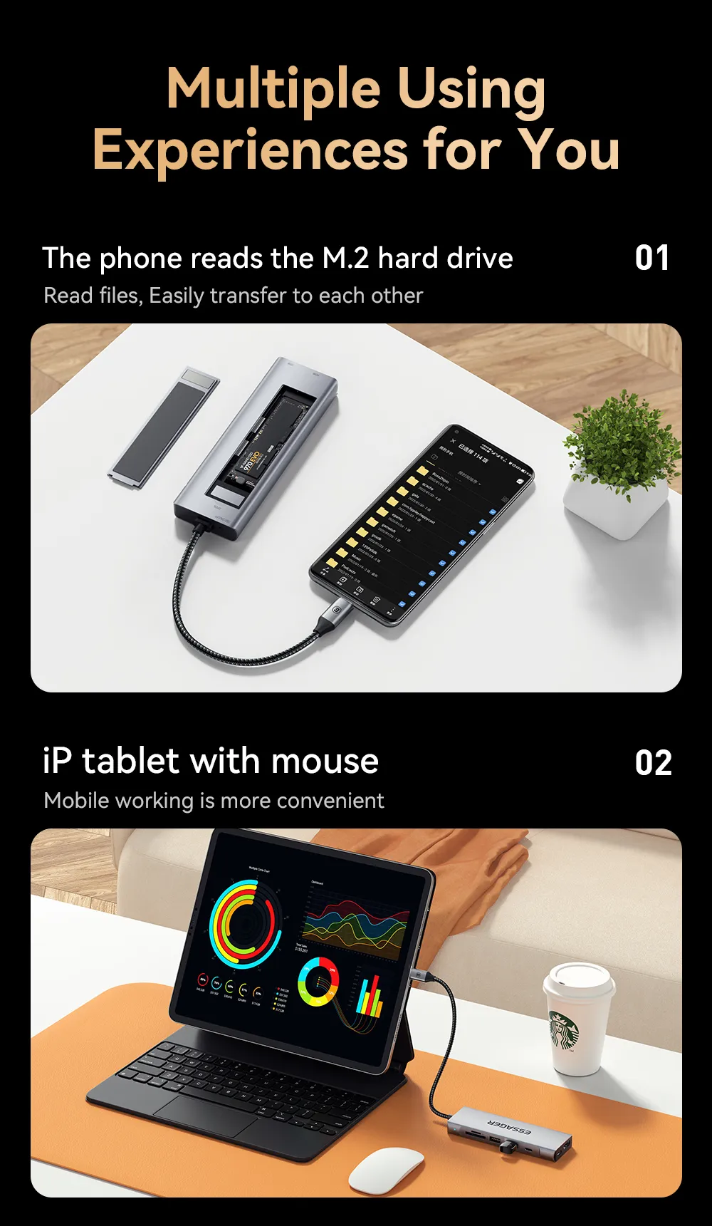 Essager 8-in-1 USB Hub - Image 22