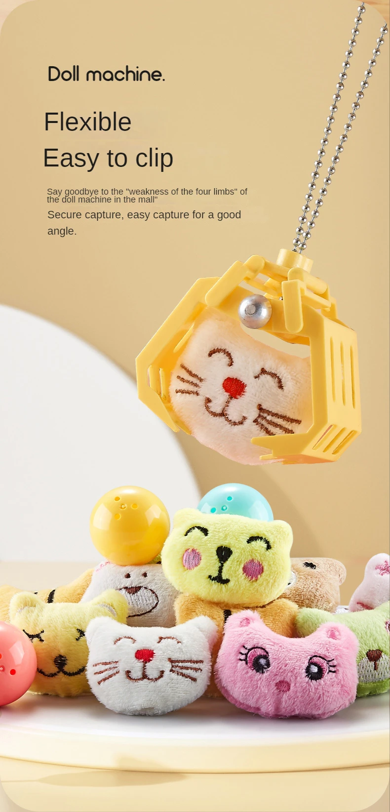 Automatic Doll Machine Toy for Kids Mini Cartoon Coin Operated Play Game Claw Crane Machines with Light Music Children Toy Gifts - Image 15