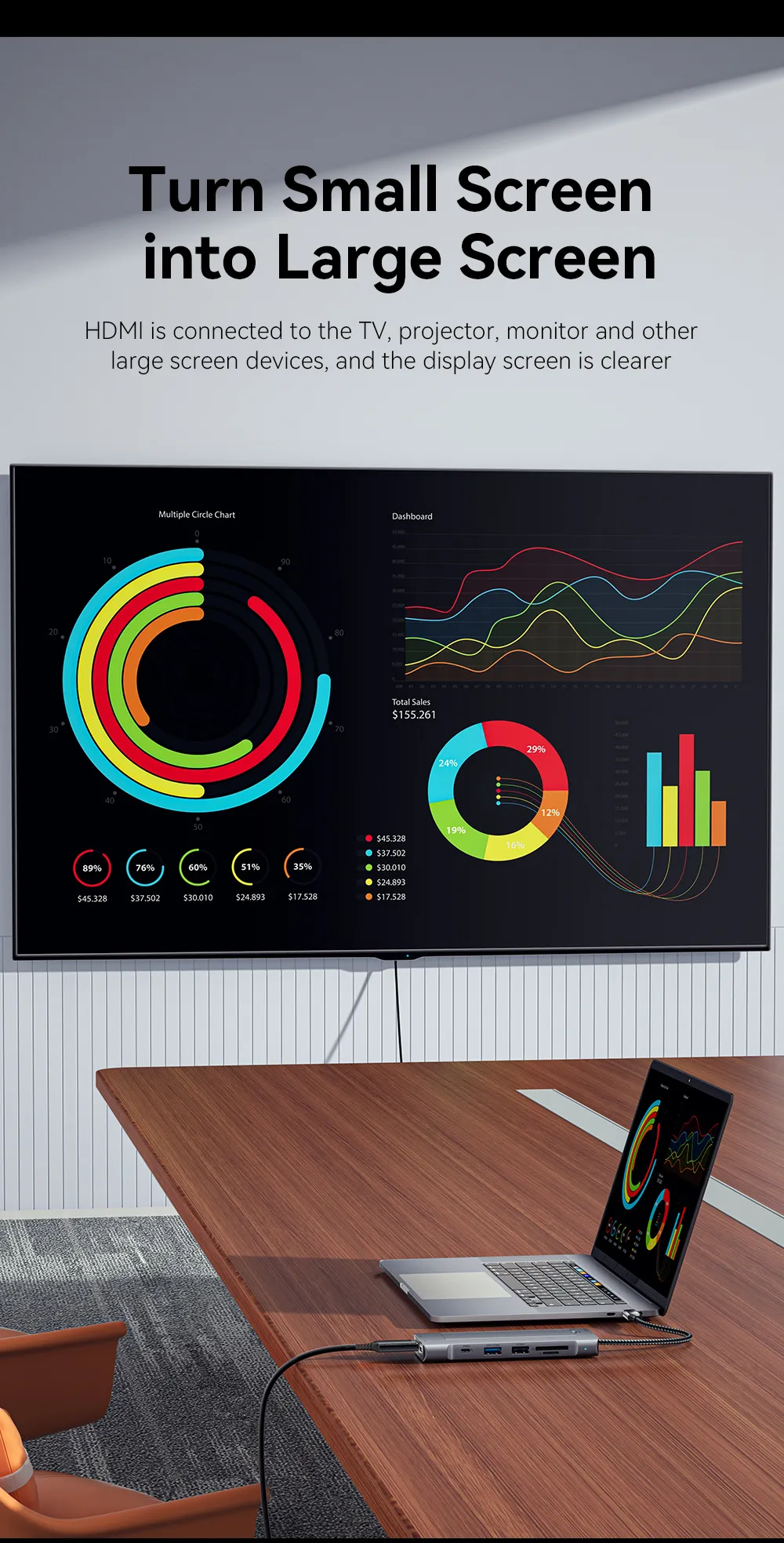 Essager 8-in-1 USB Hub - Image 12