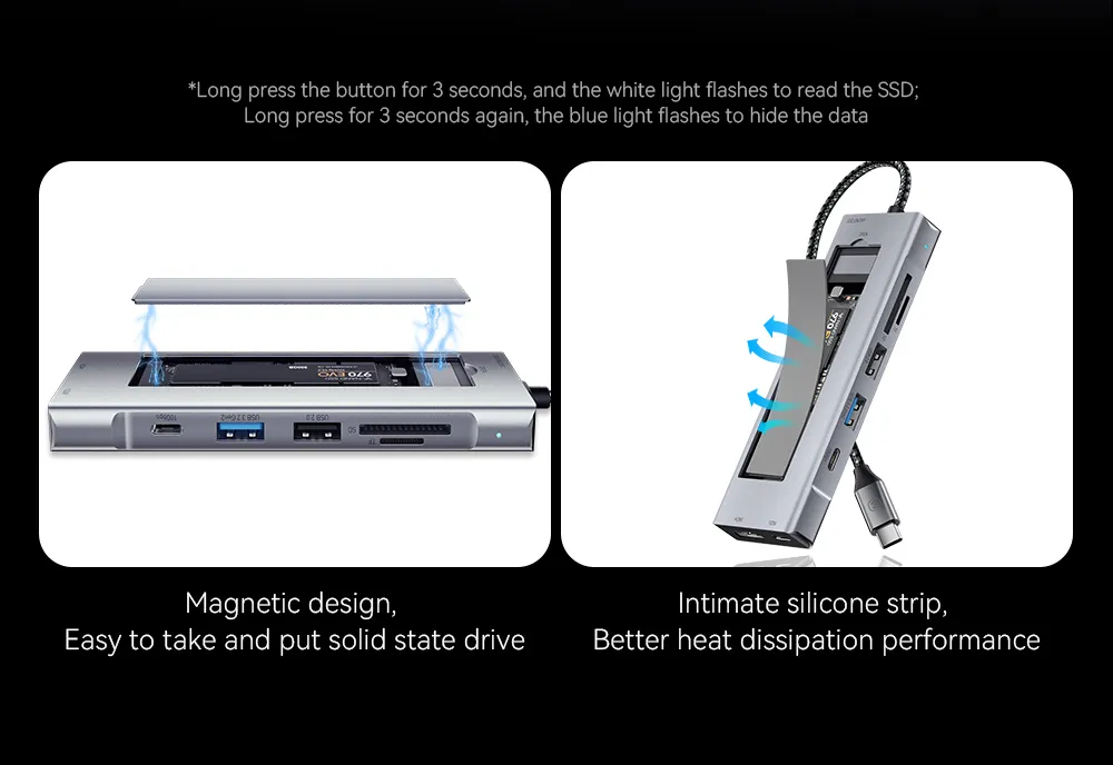 Essager 8-in-1 USB Hub - Image 15
