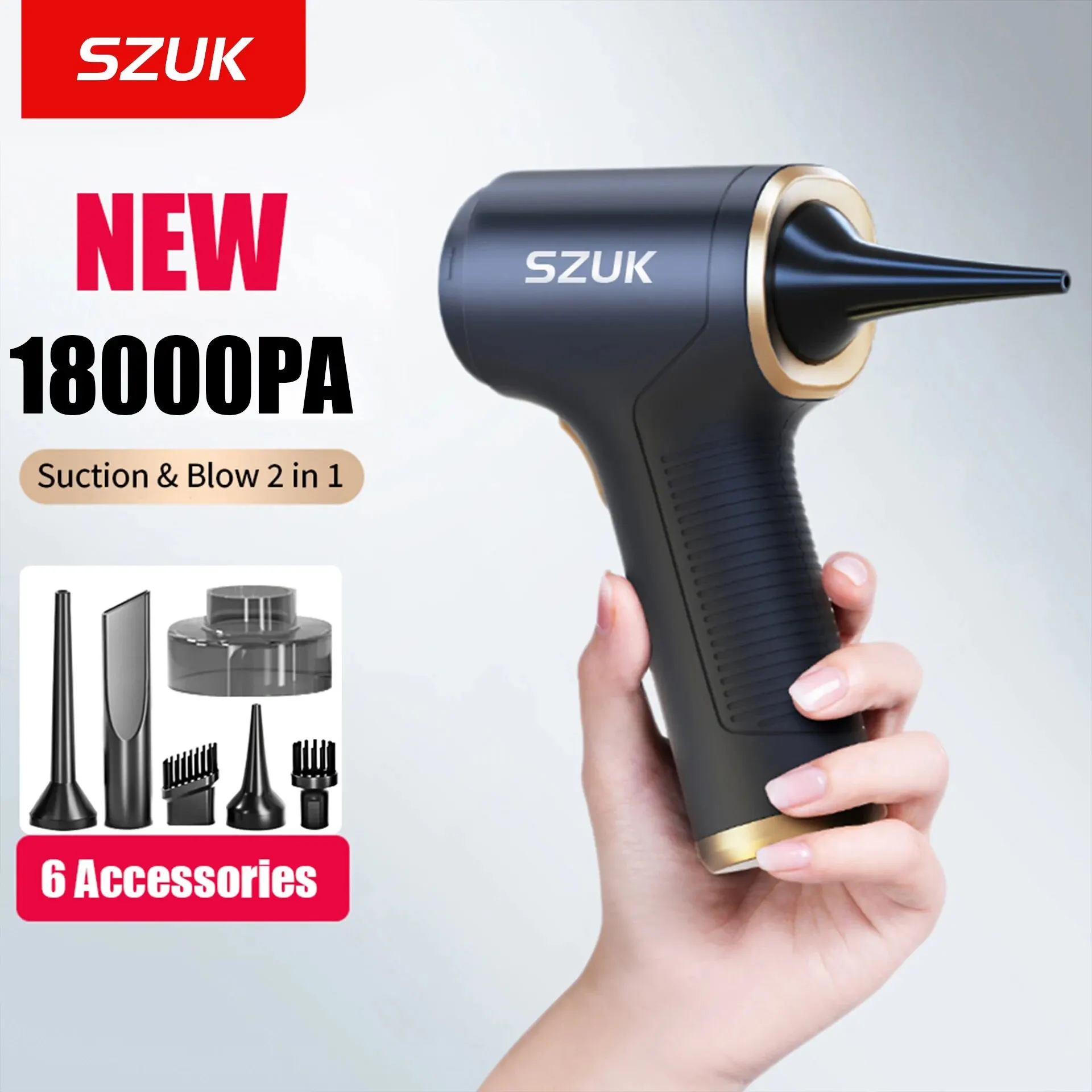 SZUK Mini18000PA Car Vacuum Cleaner