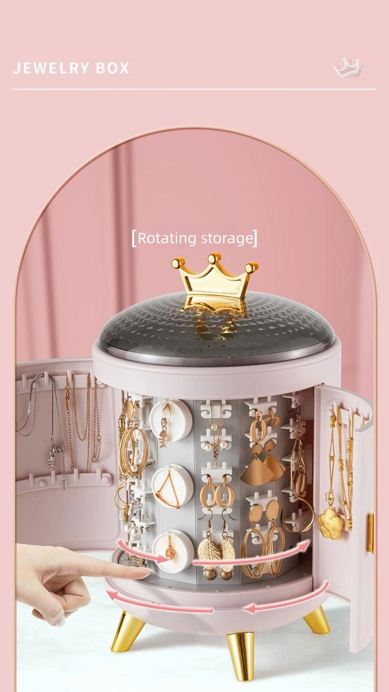 Crown Jewelry Organizer Box - Image 6