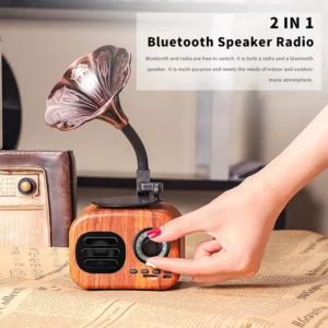Retro Wood Bluetooth Speaker
