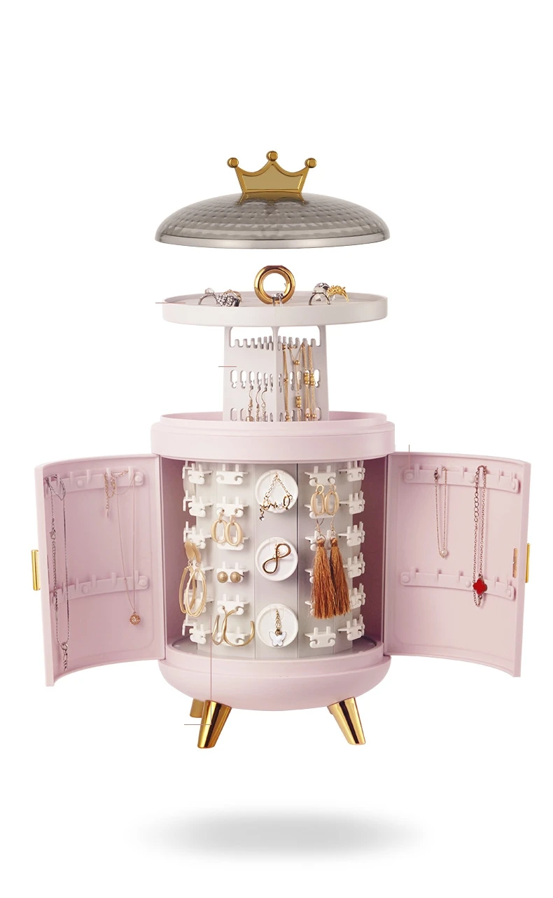 Crown Jewelry Organizer Box - Image 7