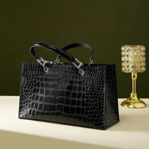 Large Capacity Genuine Leather Women's Bag 2022 New Ladies Handbags Shoulder Bag Crocodile Pattern Women Tote Bag Crossbady Bags