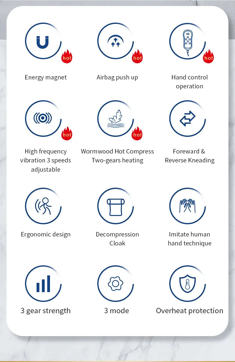 Jinkairui Electric Shiatsu Head Neck Cervical Massager - Image 12