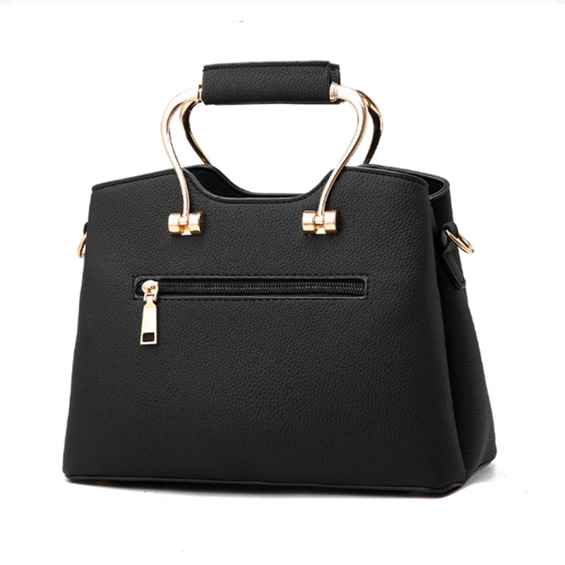 Luxury Handle Bags For Women PU Leather Pendant Crossbody Bag Large Capacity Messenger Handbag Middle-aged Mommy Bags Tote Purse - Image 4