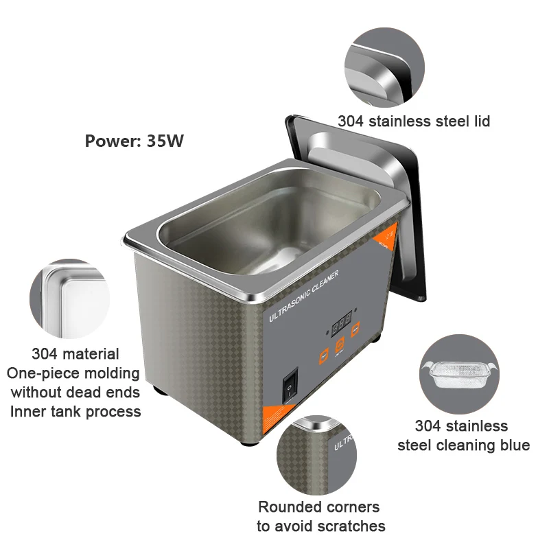Digital Ultrasonic Cleaner, Ultrasound Washer Machine - Image 4