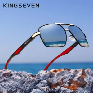 KINGSEVEN Aluminum Polarized Lens Sunglasses