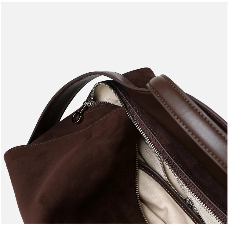 MS Soft Frosted Cowhide Leather Women Bags Luxury Designer Boston Bag Shoulder Handbag Chic Lady Autumn Daily Purses Tote 2023 - Image 13