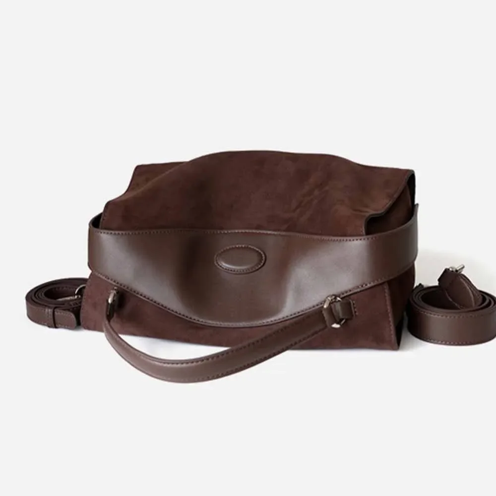 MS Soft Frosted Cowhide Leather Women Bags Luxury Designer Boston Bag Shoulder Handbag Chic Lady Autumn Daily Purses Tote 2023 - Image 3