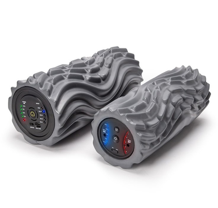 USB Electric Massage Yoga Massager Muscle Soreness Pain Relax Stovepipe Vibration Acupressure Massage Column Foam Roller Block - Image 2